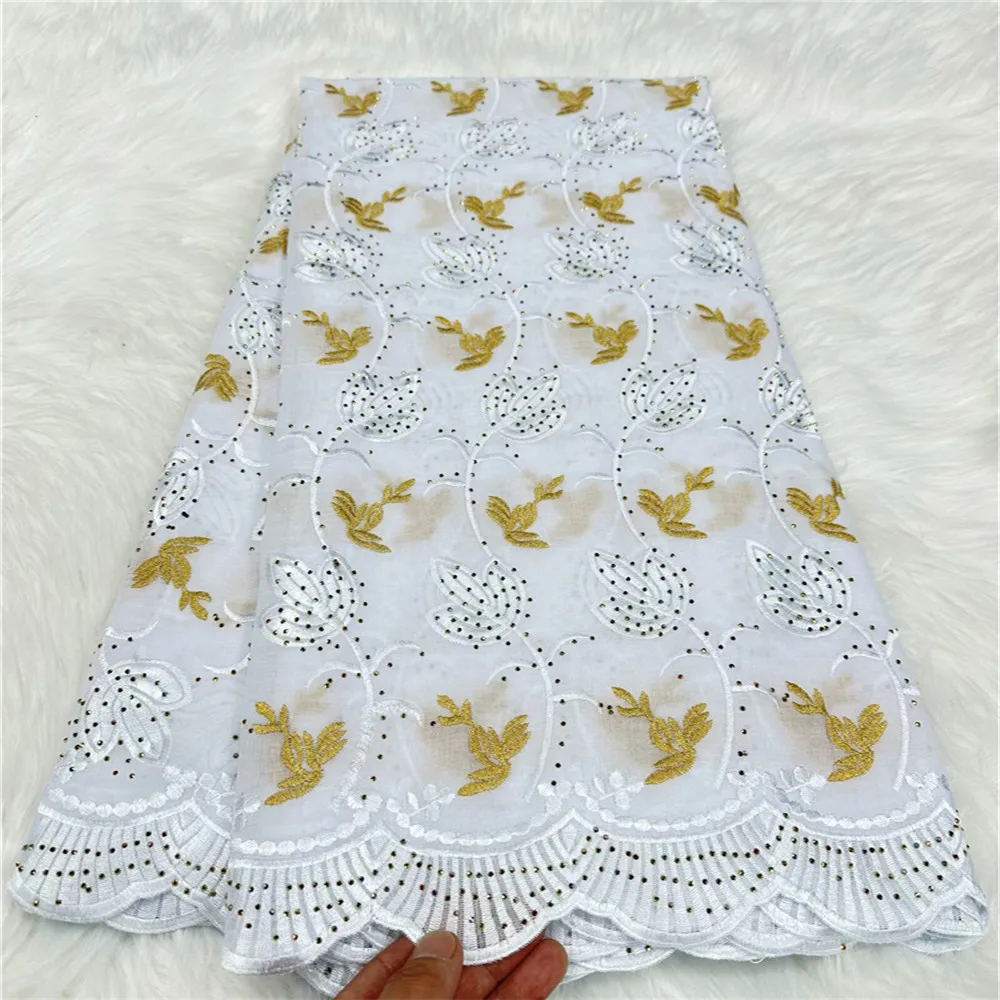 Швейцарская хлопчатобумажная вуаль мягкая и легкая вышивка африканская лафая