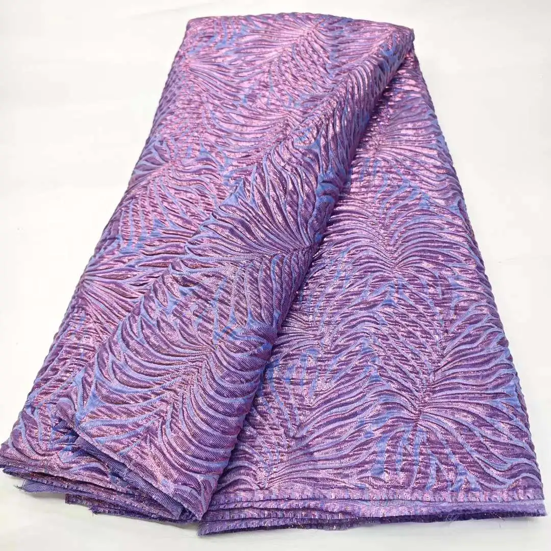 Новое поступление африканская кружевная ткань из органзы 2024 Высококачественная