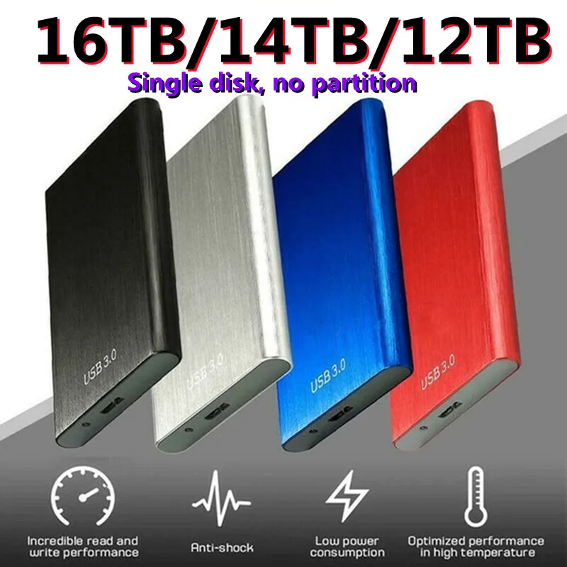 

Оригинальный высокоскоростной SSD Внешний жесткий диск ssd 16 ТБ 12 ТБ 1 ТБ 500G TYPE-C внешний твердотельный накопитель для ноутбуков и настольных ПК
