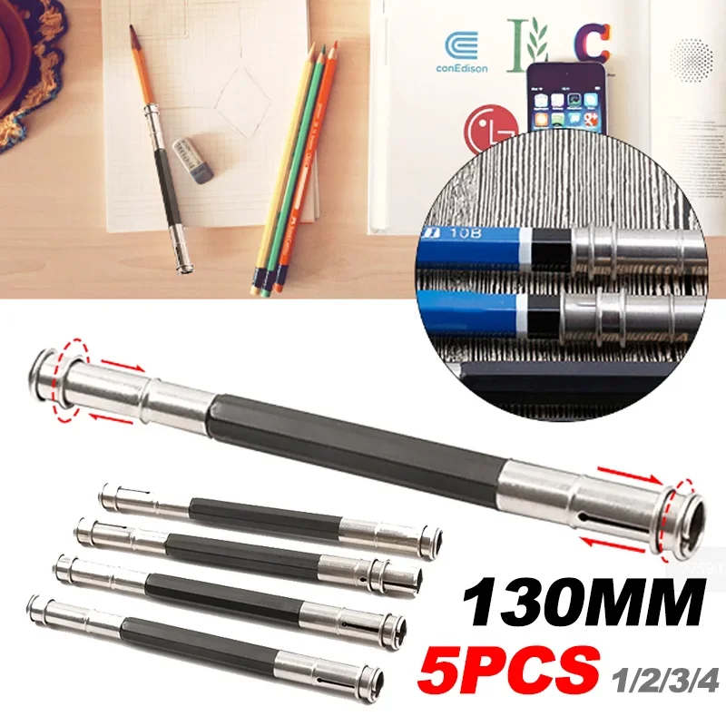 Регулируемый Двойной Держатель Для Карандашей Художественный Рисунок Эскиз