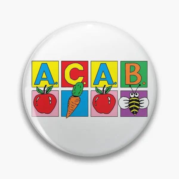 

Детская Мягкая булавка Acab на заказ, женская бижутерия для одежды, металлическая брошь, булавка для лацкана шляпы для влюбленных, креативный ...