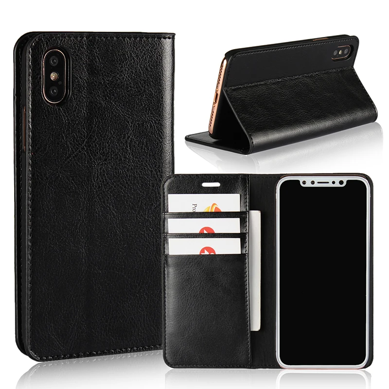 

Card Pocket Wallet Leather Case For iPhone 13 11 12 Pro Max 13 12 Mini X Xr Xs Max 8 7 6s 6 Plus Washable Dual Layer Plain Case