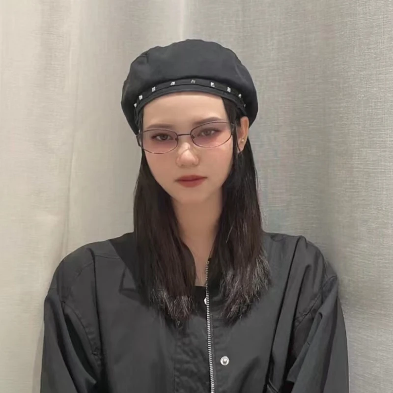 Yuumi  Moneta Sunglasses For Women Mens Black Eyewear Cat eye MGlasses Spy Fashion Oversized Luxury Designer Brand Jennie Korea