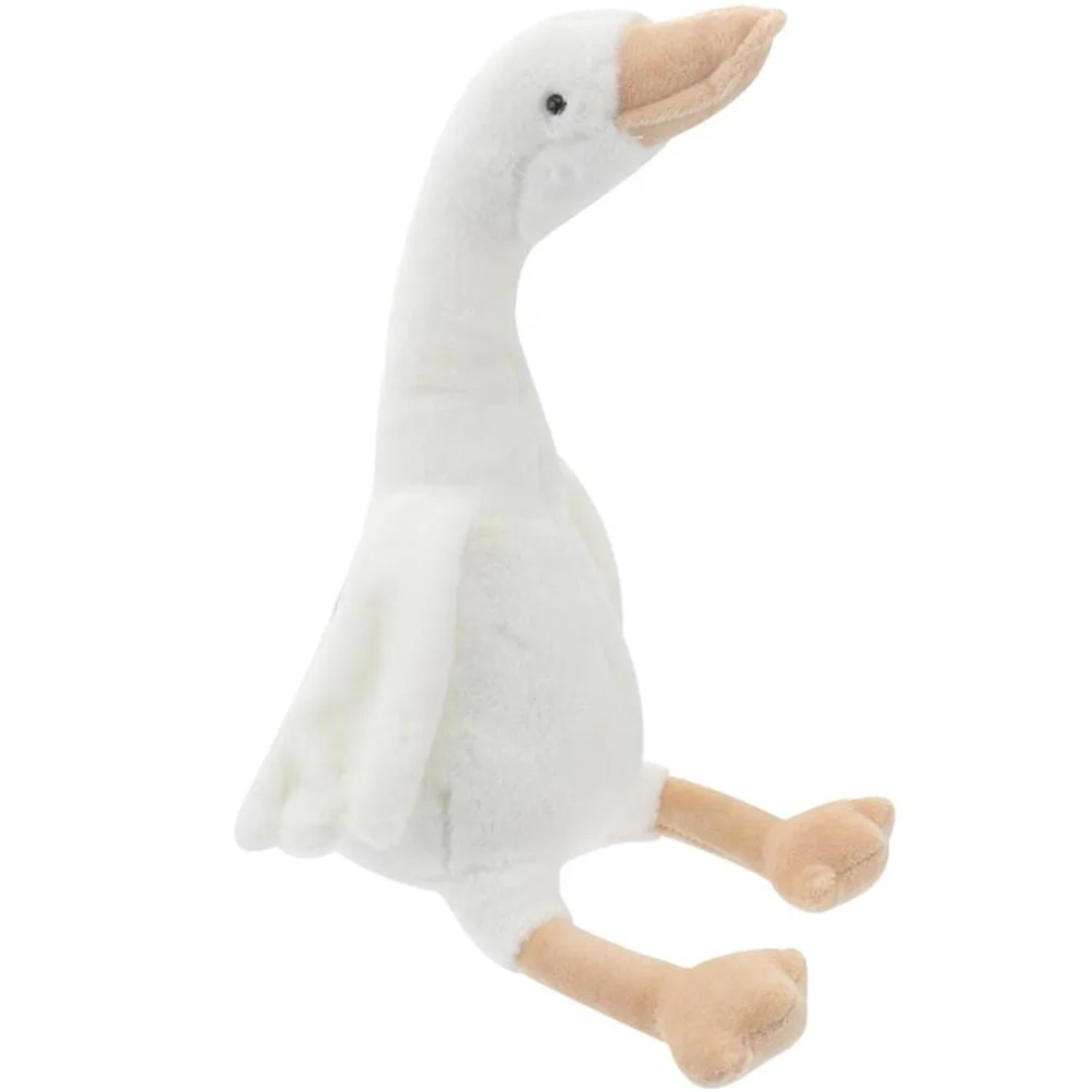 

Pillow Goose Toy Plush Throw Animal Stuffed Huggable Swan Cuddle Cushion Kid Cute Child Birthday Gift Children