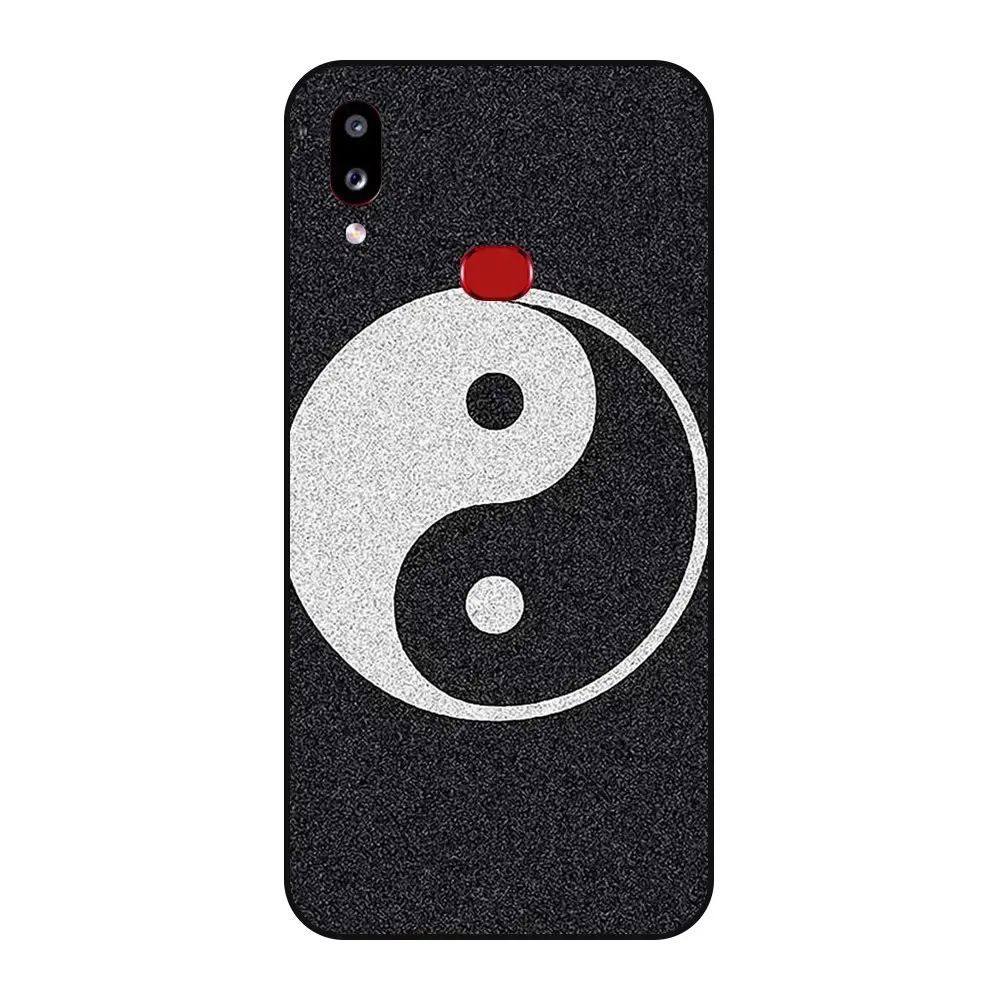 Роскошный черный чехол-бампер с изображением пейзажа для Samsung Galaxy A10s бампер