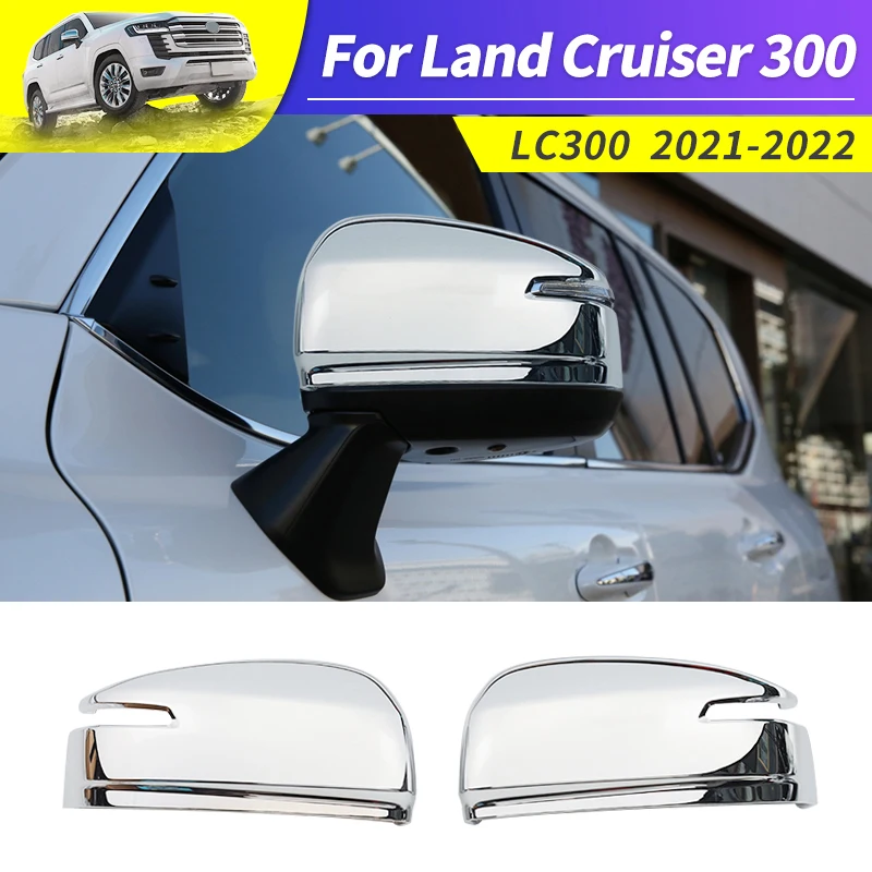 

For Toyota Land Cruiser 300 Lc300 Fj300 2022 Modification Accessories Rear-View Mirror Shell Scratch-Resistant Body Kit VXR GXR