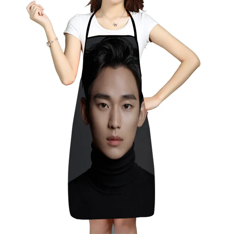 

Фартук Kim Soo для актера, Кухонные фартуки для женщин и мужчин, нагрудники для уборки дома, домашние фартуки для маникюра