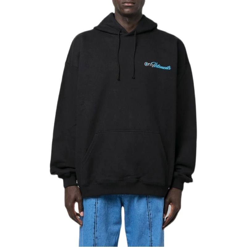 

Vetements Only Men Women Hoodies Oversized Letter Print Logo Pullover