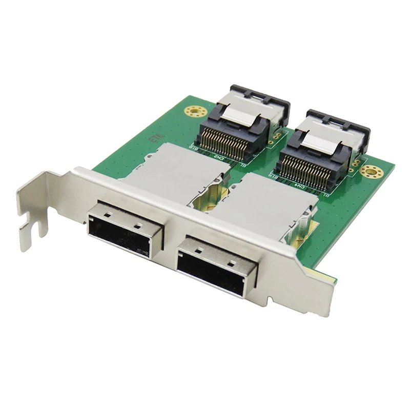 

Двойные порты Mini SAS внутренняя резьба до внешней резьбы HD SFF-8087 Sas26p PCI SAS адаптер карты Запасные части
