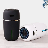 200ml usb mini air humidifier car aroma essential oil diffuser home office usb fogger mist maker led night lamp