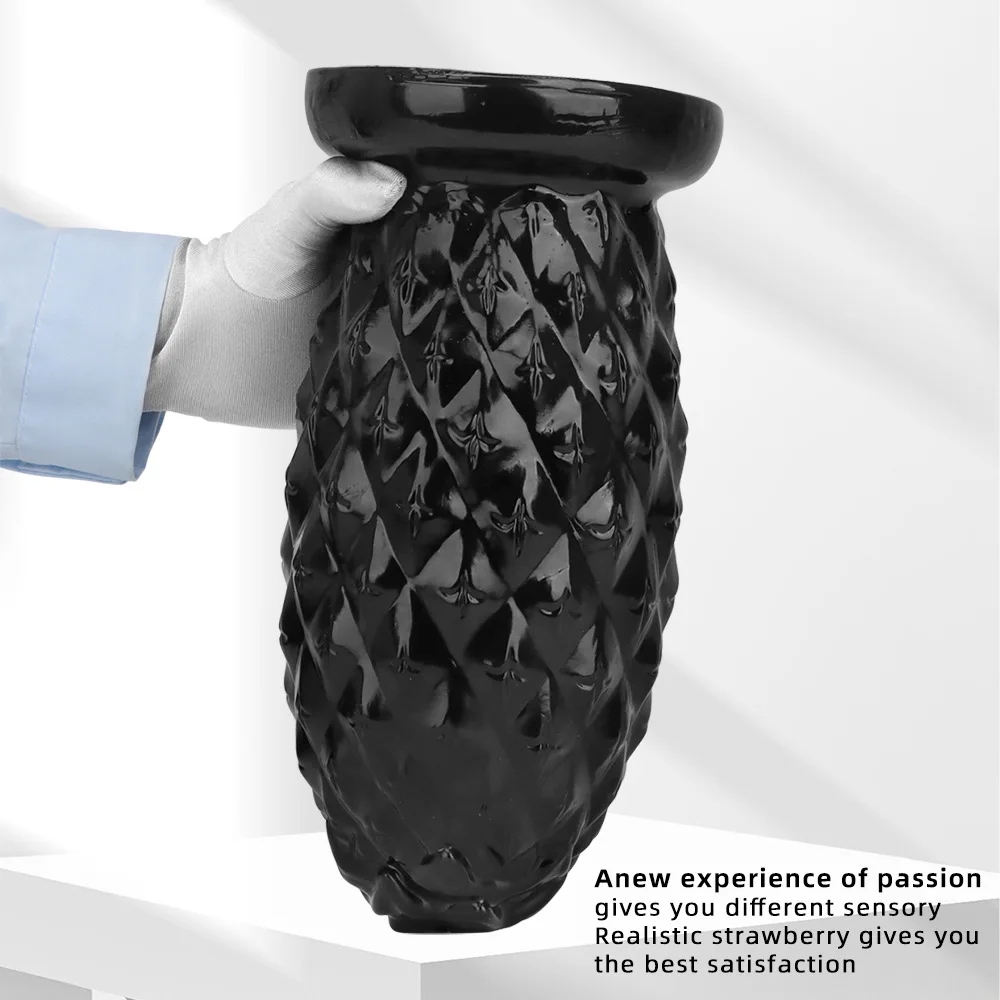 13 см черный большой ананас Anales Stick гигантский пенис негабаритная толстая