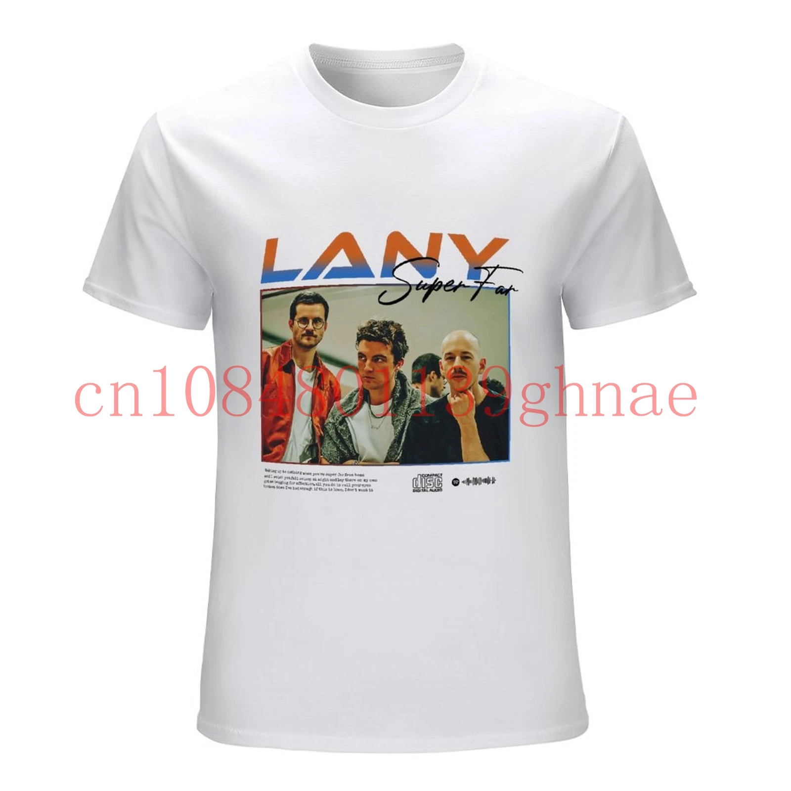 Baju Musik Lany Super Far Band Music Merch Футболки унисекс