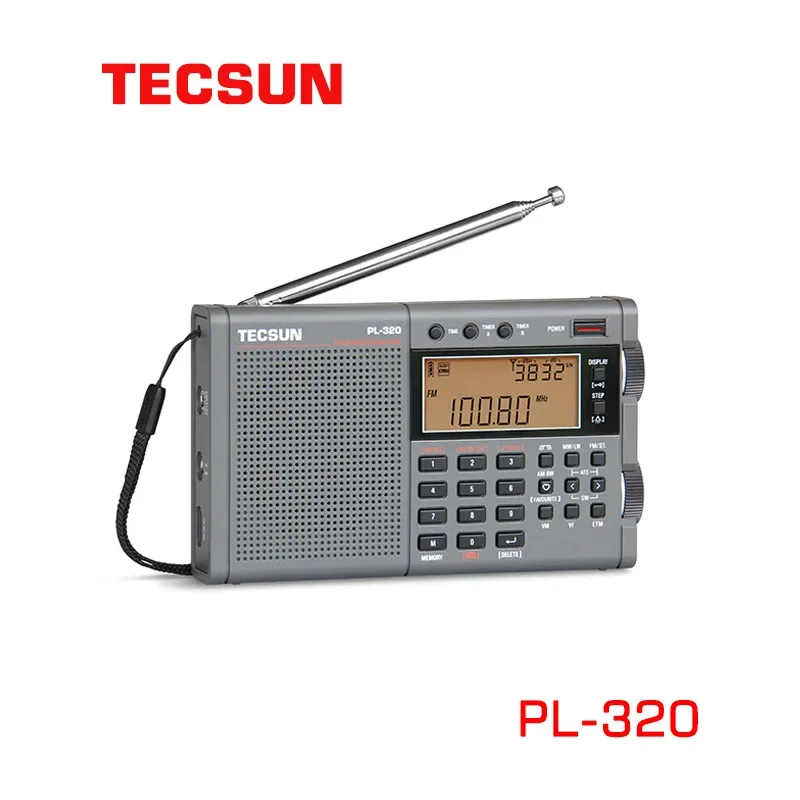 Новое радио Tecsun PL-320 FM/AM/SW/WM/полнодиапазонное DSP приемник FM стерео портативное TECSUN