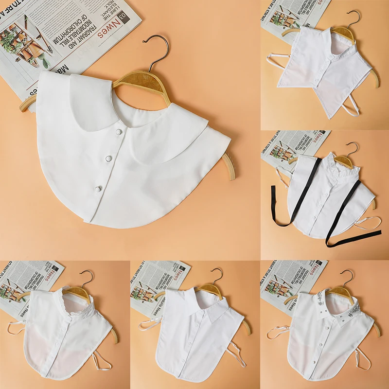 Женская блузка с воротником-стойкой и вышивкой