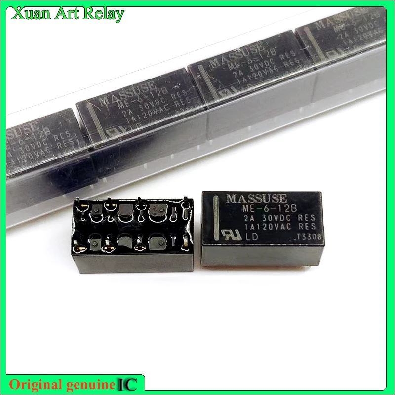 5-10 шт./лот 100% оригинальное реле: Φ 12V 2A 8pins DC12V ME-6-12B