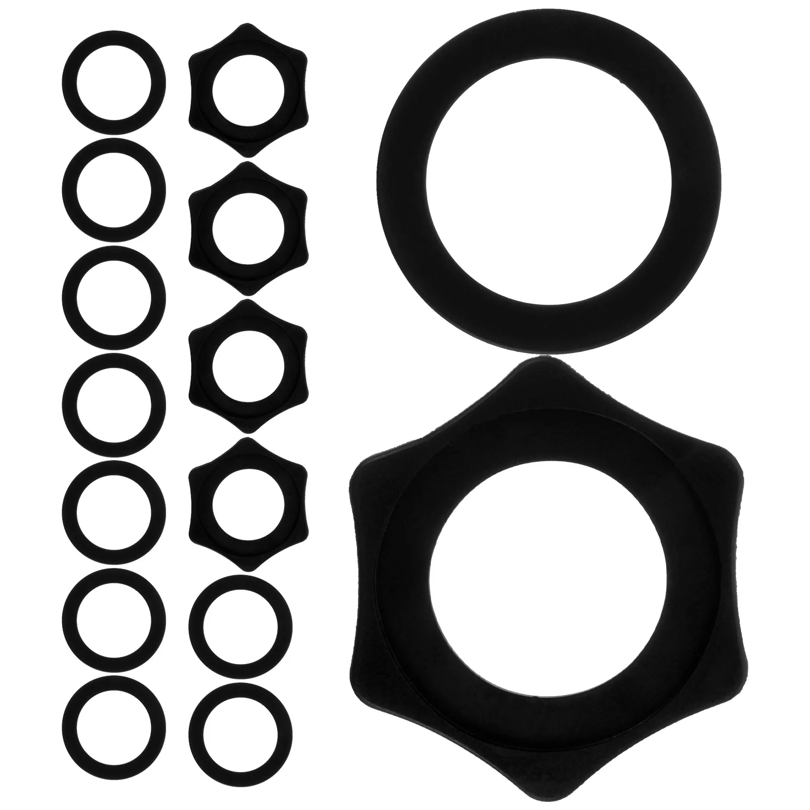 5 комплектов сменных кольца для микрофона светящиеся беспроводные резиновые