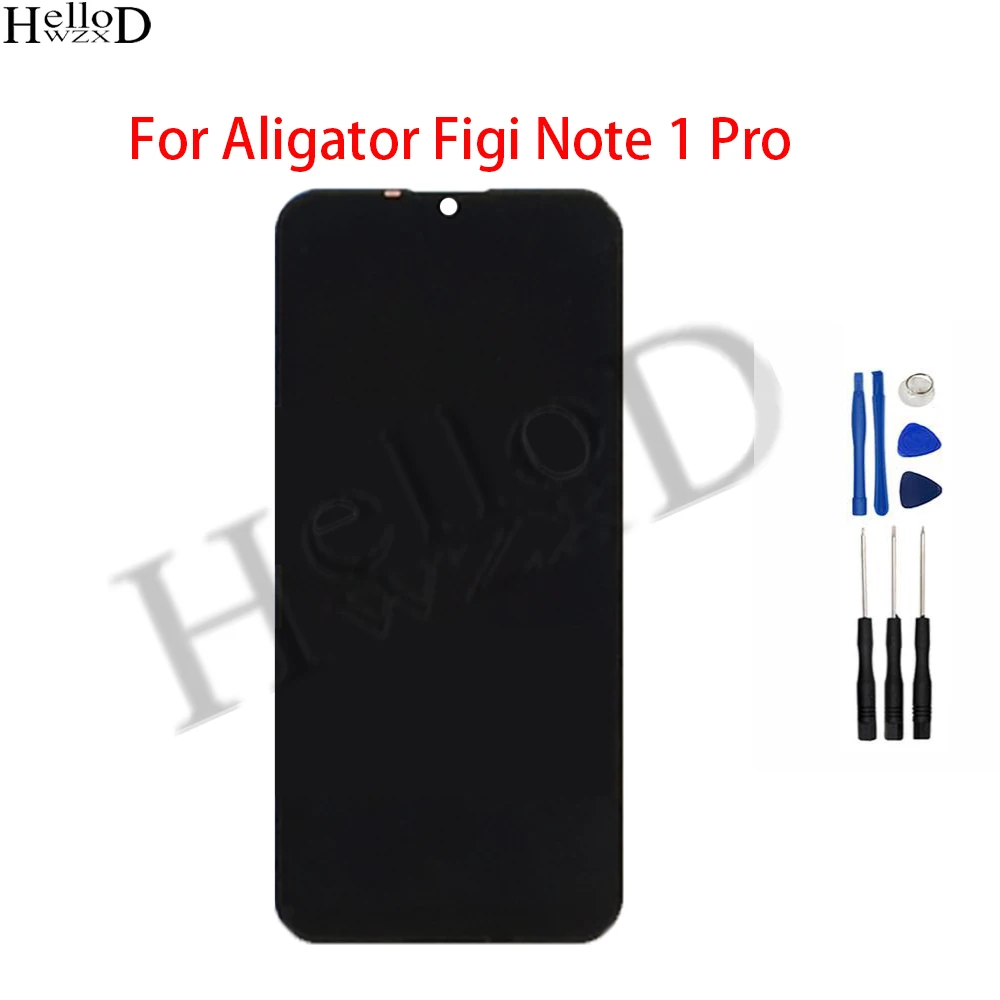 

Жидкокристаллический дисплей для Aligator, Figi Note 1 Pro, 100%, запчасти для кодирующий преобразователь сенсорного экрана в сборе, с инструментами