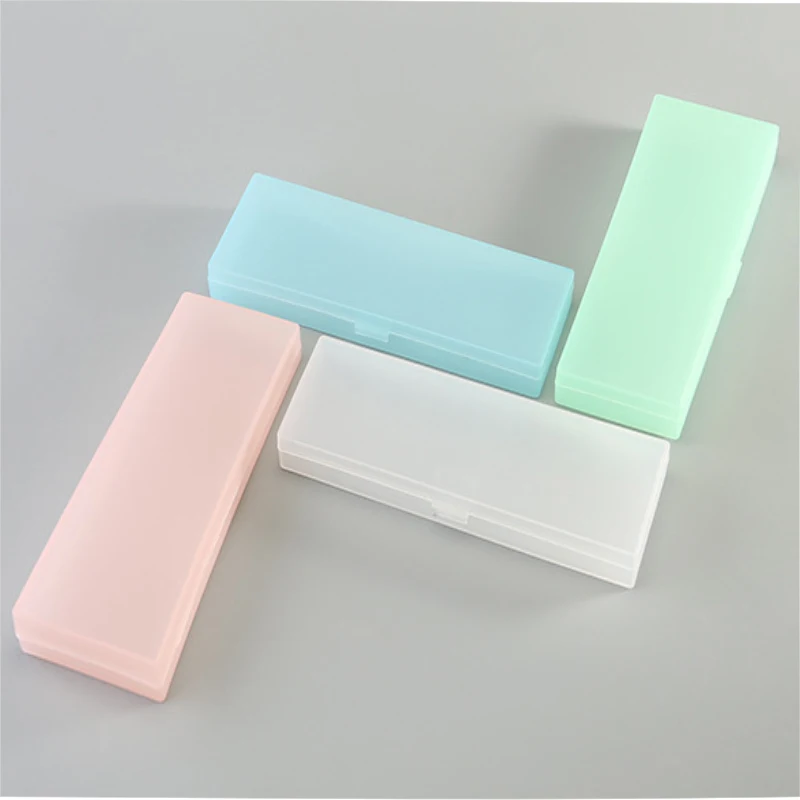 Прозрачная коробка для карандашей студентов без печати и с низким содержанием