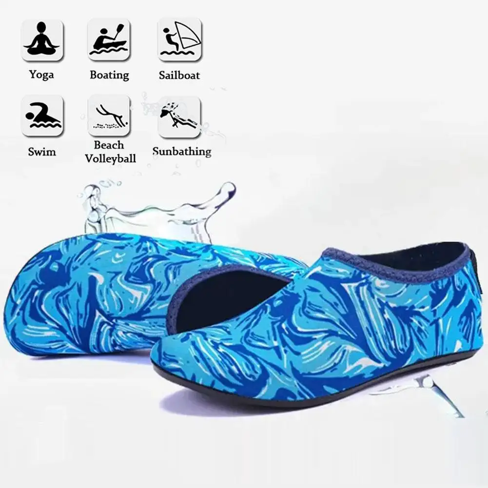 

1 Pair Beach Socks Water Sports Shoes Diving Shoes Non-slip Quick Sho Dry Snorkeling Surfing Dance Sneaker Fitness Barefoot F2r4