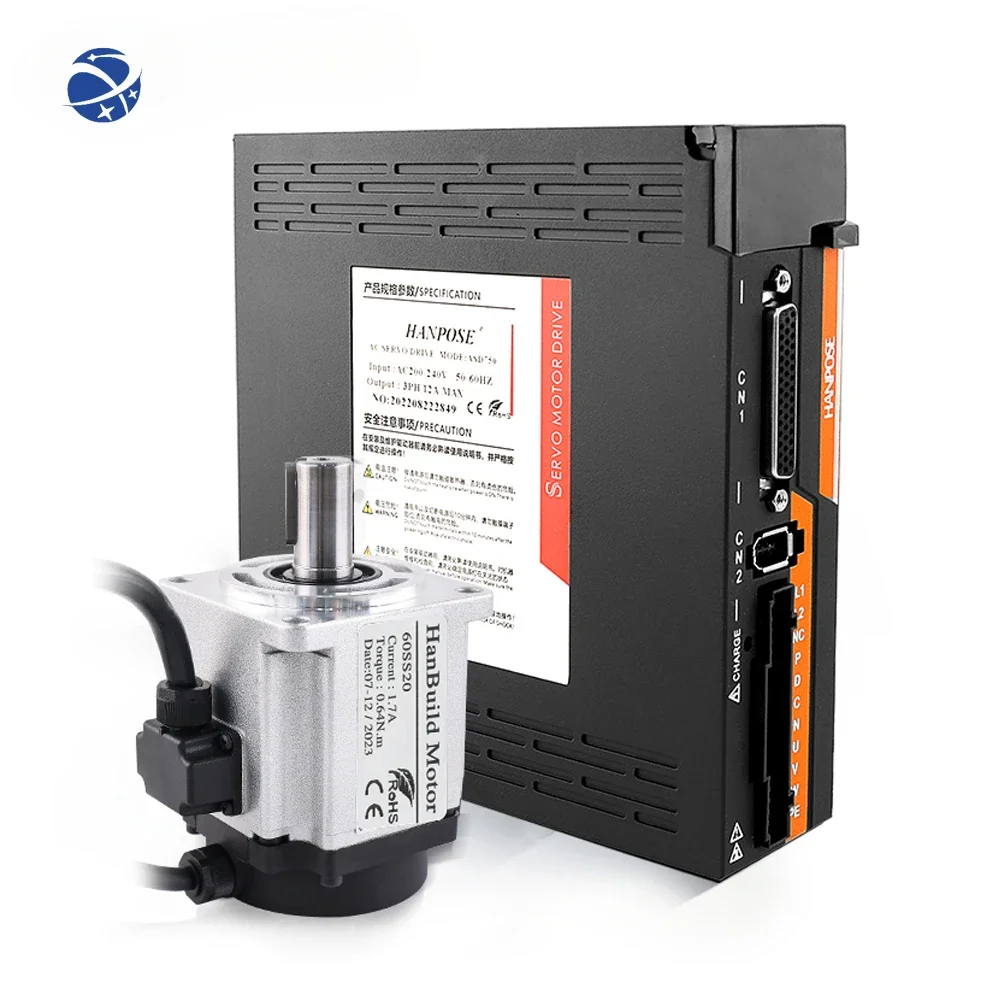 HanBuild 60SS20 0.64N.m 1.5A 3000-6000 об/мин мини-фристор ASD220 220 В робот ЧПУ станок 200 Вт ac