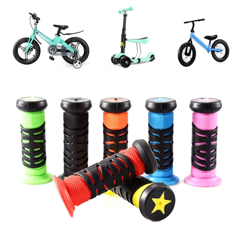 

Rubber Bike Bicycle Handle Bar Grips Tricycle Scooter Handlebar For Kid Child Non-Slip Waterproof Cycling Shift Handle Grips