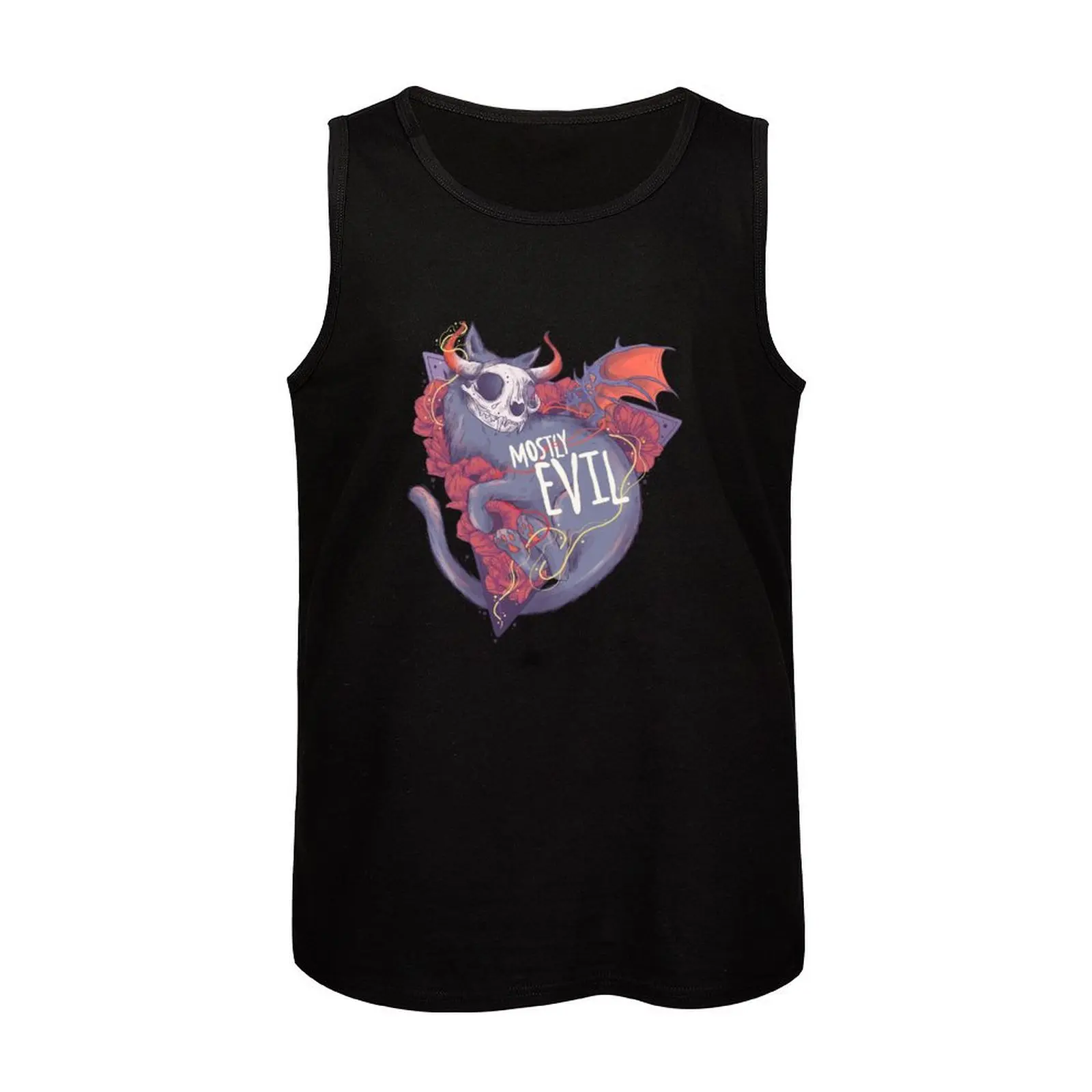 Майка мужская без рукавов и с принтом кота