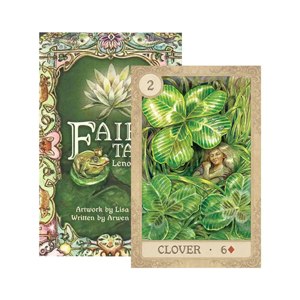 Сказочные карточки Lenormand Tarot PDF-руководство забавная семейная Праздничная