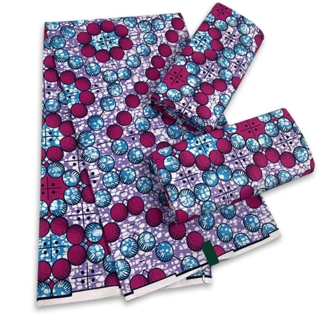 

African Fabric Wax Print High Quality Ankara Pagne Tissued Fabric African Real Wax Print For Dress Sewing Material 100% Cotton