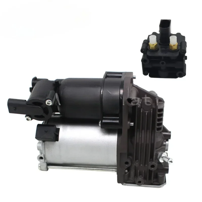 Компрессорный насос пневматической подвески + блок клапанов для BMW X5 E70 2007-2013 X6 E71