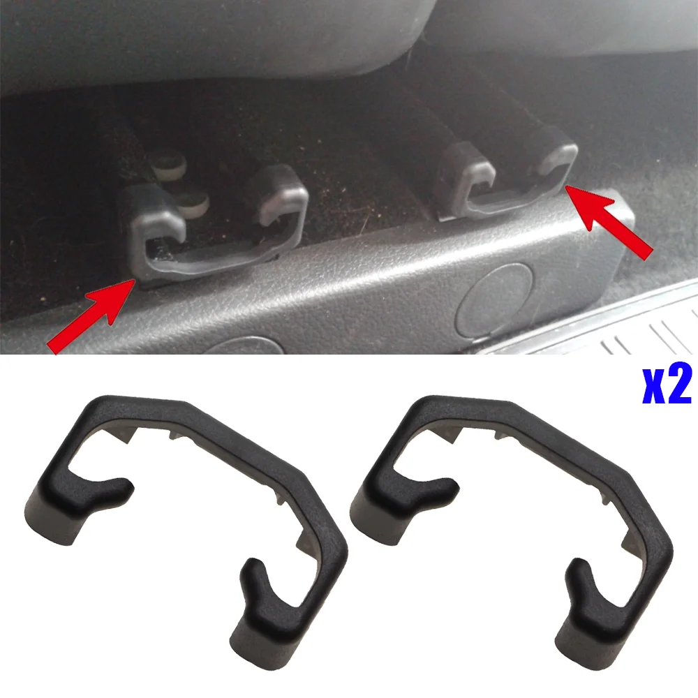

2x для VW Polo Sedan 2010 2011 2012 2013 2014 2015 2016 2017-2022 гг. Зажим для автомобильного сиденья, скользящая крышка, предотвращает царапины