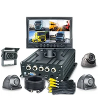 school bus tracking system 7 inch monitor 8 channel mdvr vehicle safety camera system
