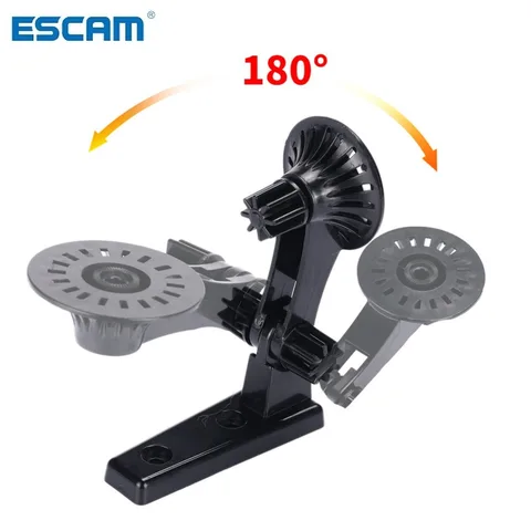 ESCAM 180-градусная настенная подставка для камеры белого цвета