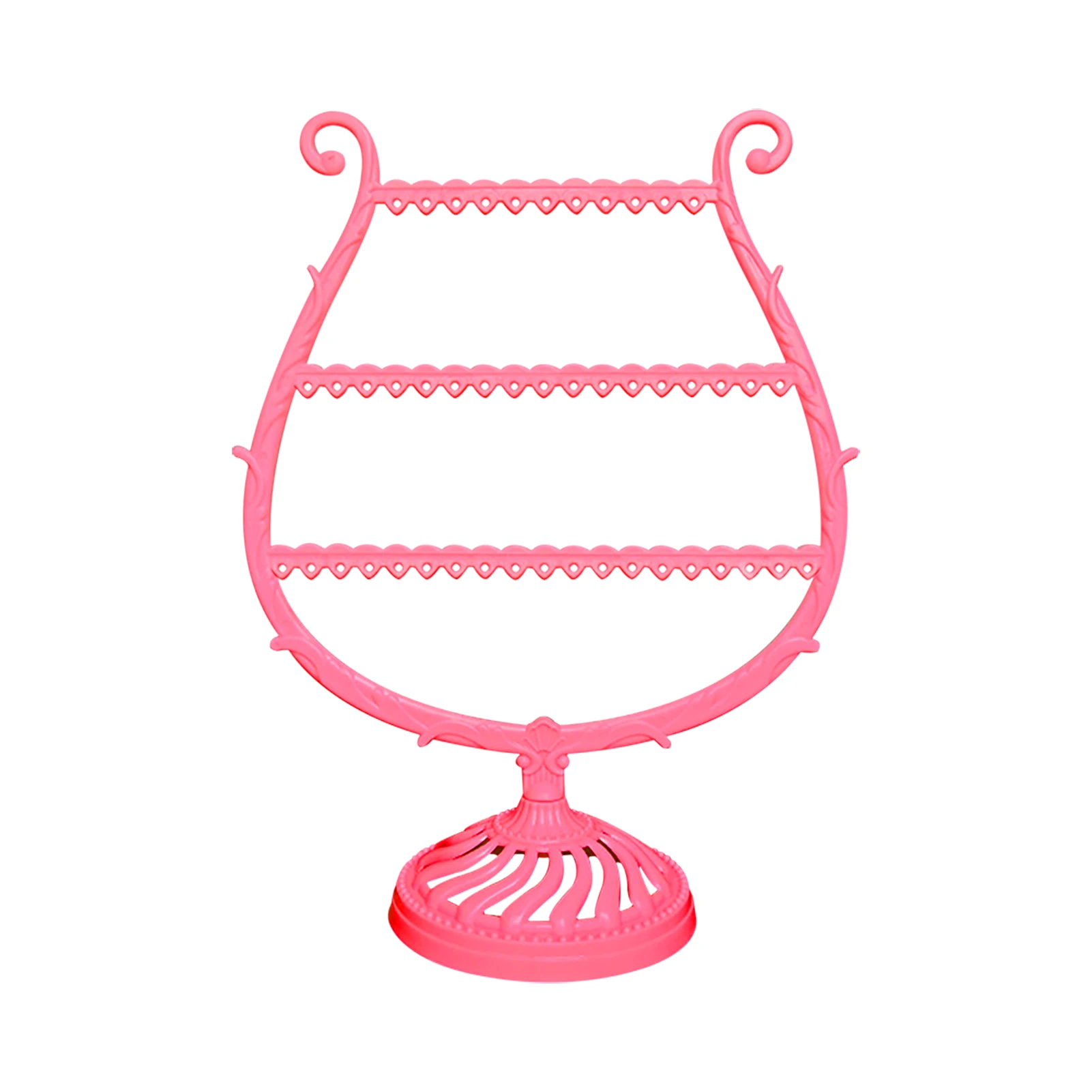 

Watches Gift Desktop Earrings Jewelry Stand Necklaces Multi Tiers Hanging Storage Holder Wine Cup Shape Bracelet Display Dresser