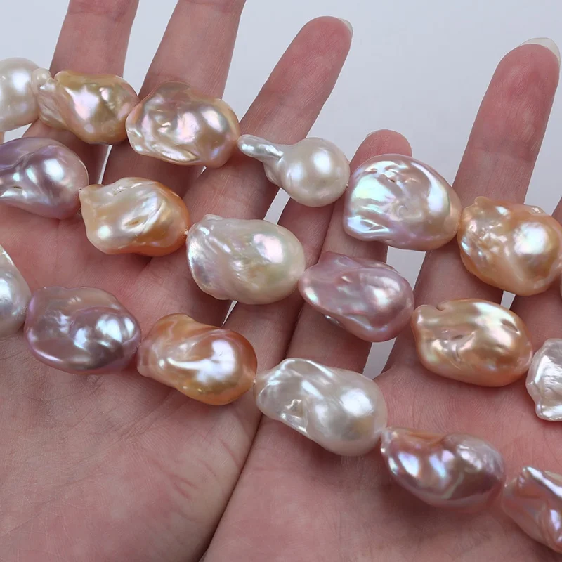 14-20 мм натуральный белый розовый фиолетовый разноцветный пресноводный жемчуг