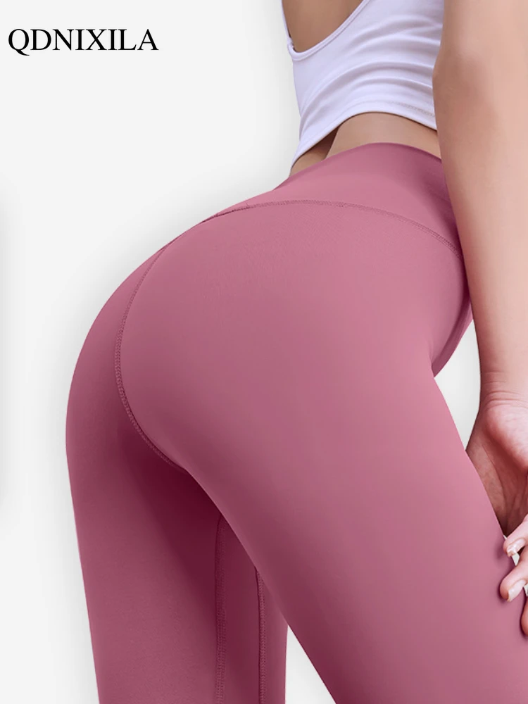 2022 Autumn Seamless Solid High Waist  Ankle-Length Sport Workout Leggings Fitness Yoga Tight  High Casual Sexy Women Pants
