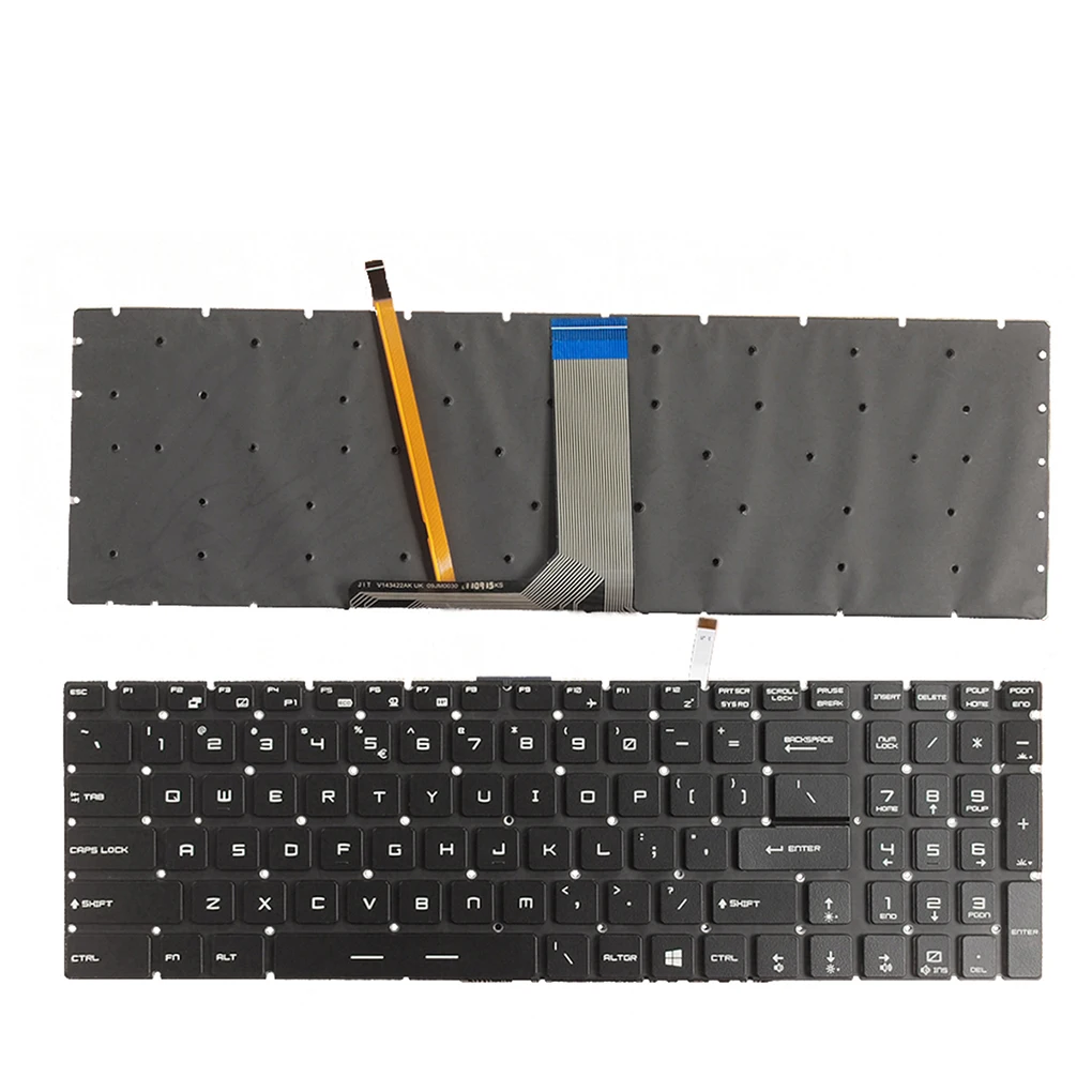 

Цветная клавиатура со встроенной подсветкой и интерфейсом PS 2, эргономичная Проводная клавиатура с американской раскладкой, аксессуары для...