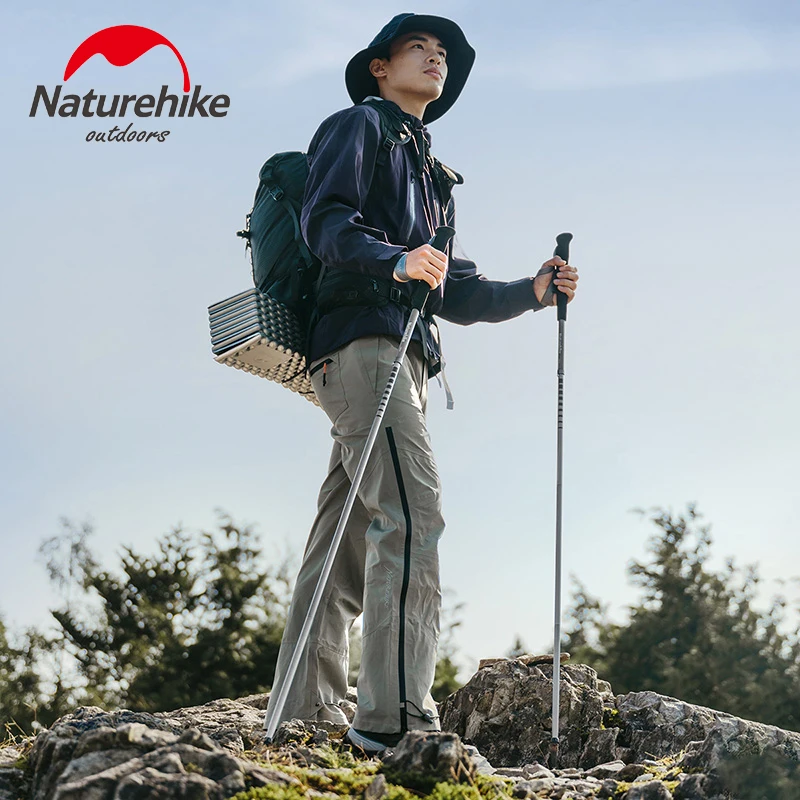 Naturehike Трекинговые палки 7075 четырехсекционные складные телескопические легкие
