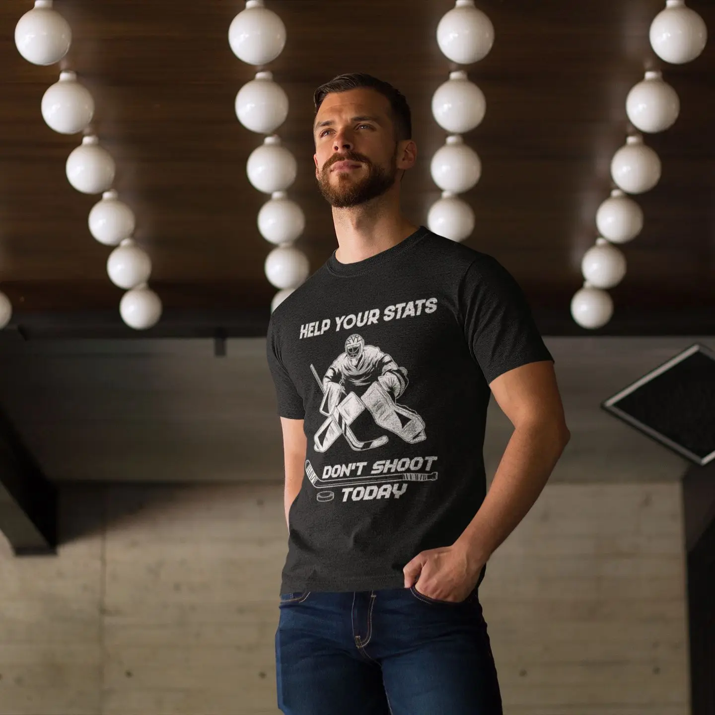 

Футболка мужская с принтом хоккея, 100 хлопок, оверсайз