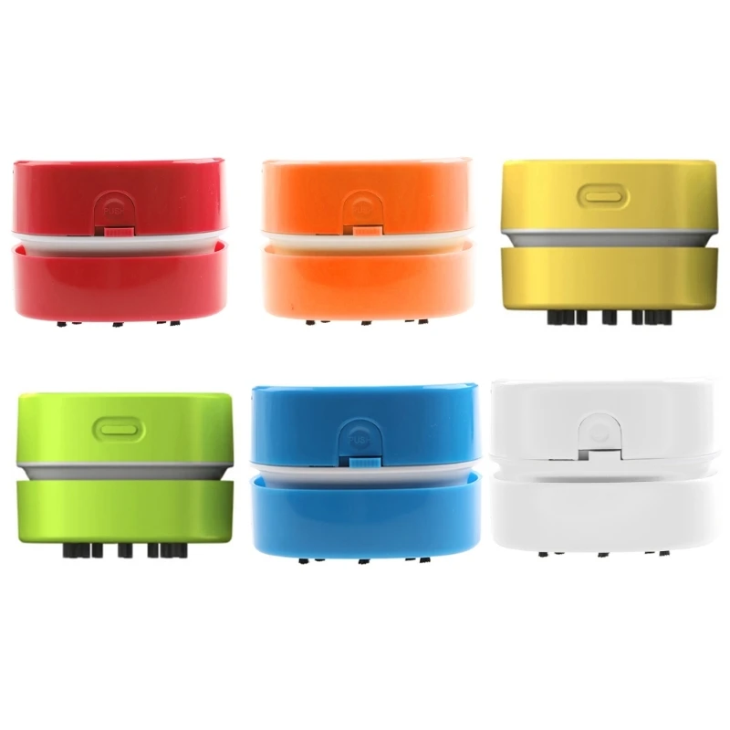 

Desktop Sweeper Robot Vacuum Cleaner for Computer Keyboard Paper Eraser Scraps Pencil Shaving Powered N0PF