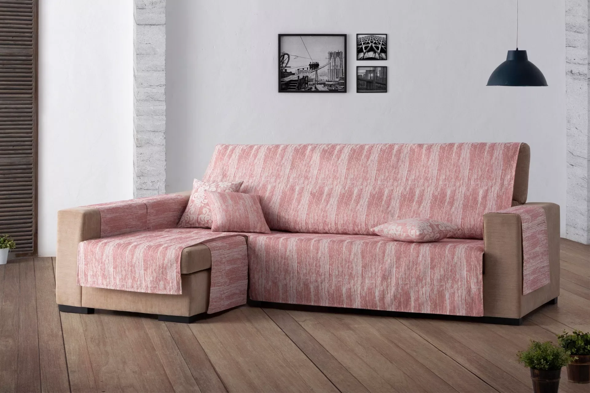 

Новинка чехлы для диванов с шезлонг жаккардовые chaiselongue левая сторона