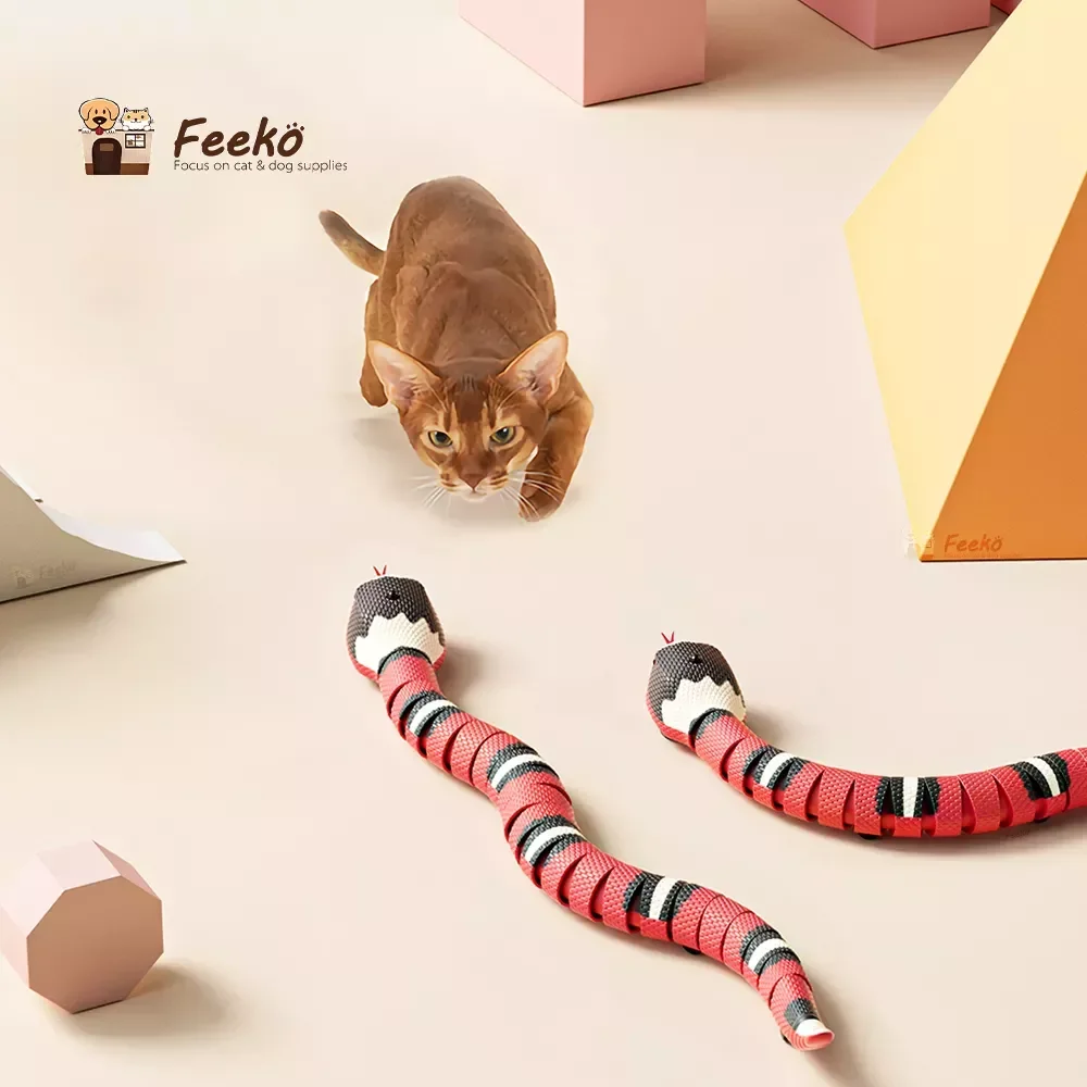 

Умная игрушка-змея для кошек, интерактивные игрушки для кошек, USB-зарядка, аксессуары для кошек, игрушка для домашних питомцев
