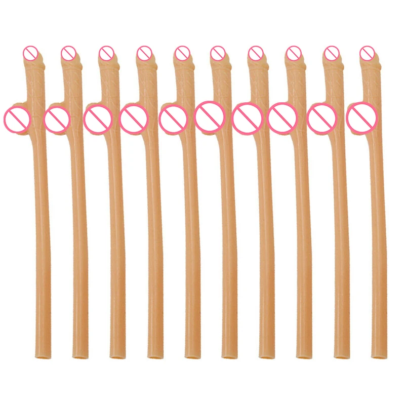 10 шт. вечерние соломинки для пениса девичник невесты пластиковые Willy Dick новинка