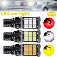 t15 w16w smd 4014 led bulbs car backup reserve lights bulb tail lamp xenon white red yellow auto reversing brightness light