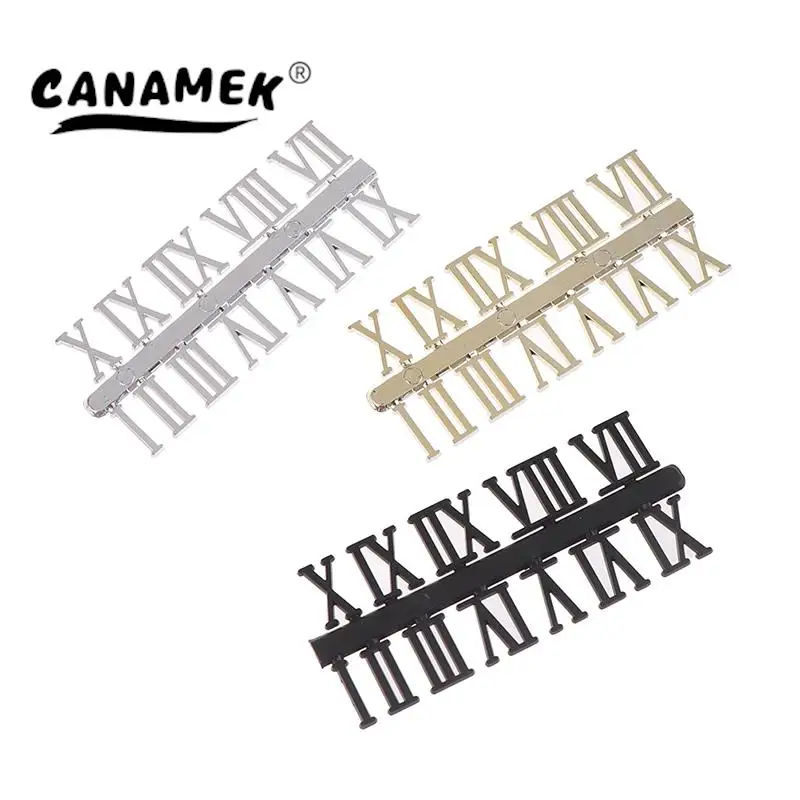 

1pc Roman Numerals Clock Accessories DIY Repair Tools Replacement Gadget Restore Clock Numerals Number Quartz Clock Parts