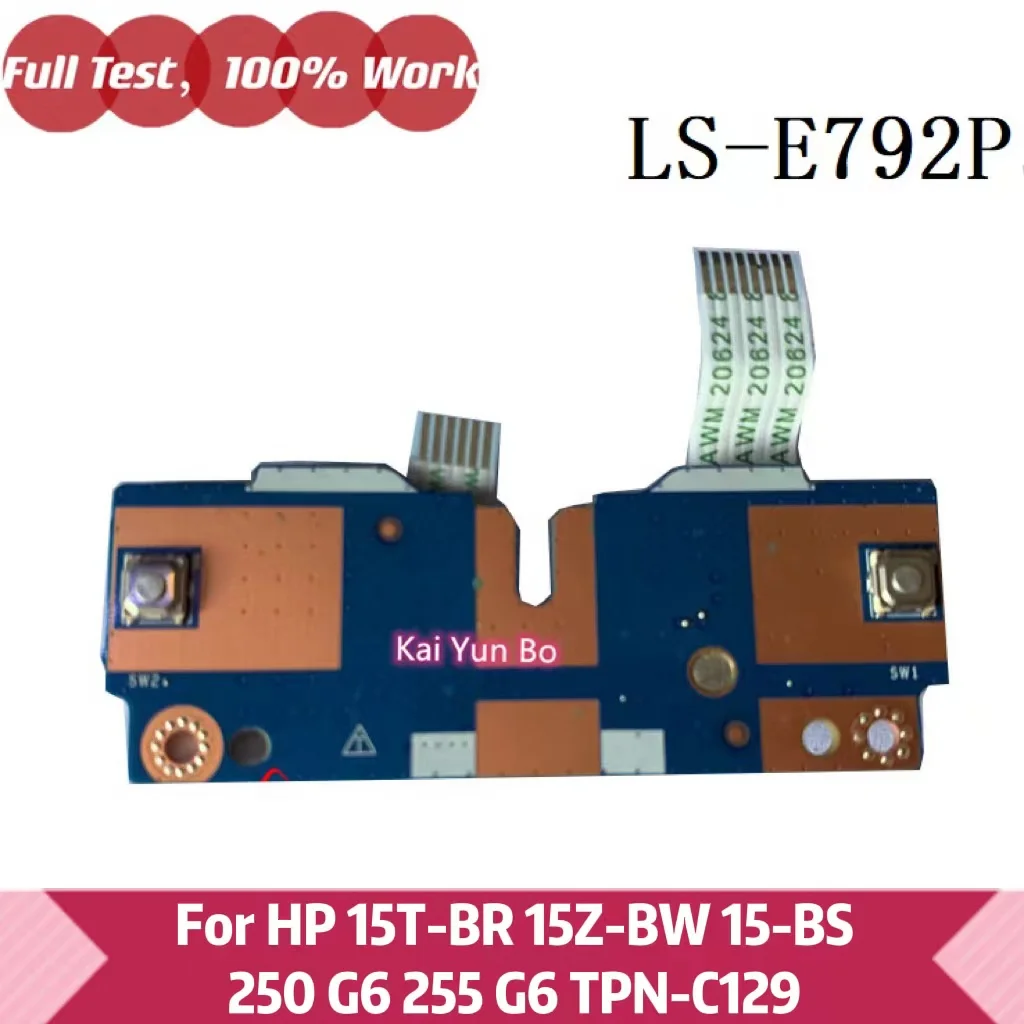 

CSL50 LS-E792P HP 15T-BR 15Z-BW 15-BS 250 G6 255 G6 TPN-C129 Плата кнопок мыши с сенсорной панелью С кабелем Полное тестирование