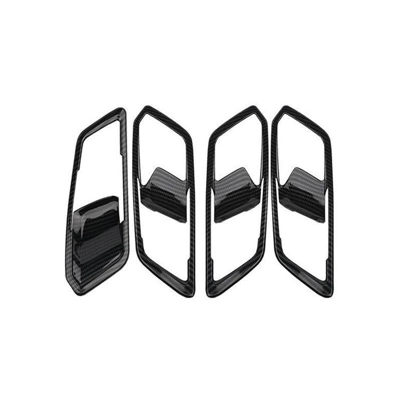 Фото Для BMW 3 серии i3 G20 G28 2020-2022 LHD ABS серебристая внутренняя дверная ручка автомобиля, накладка на рамку, защитная крышка, аксессуары №2