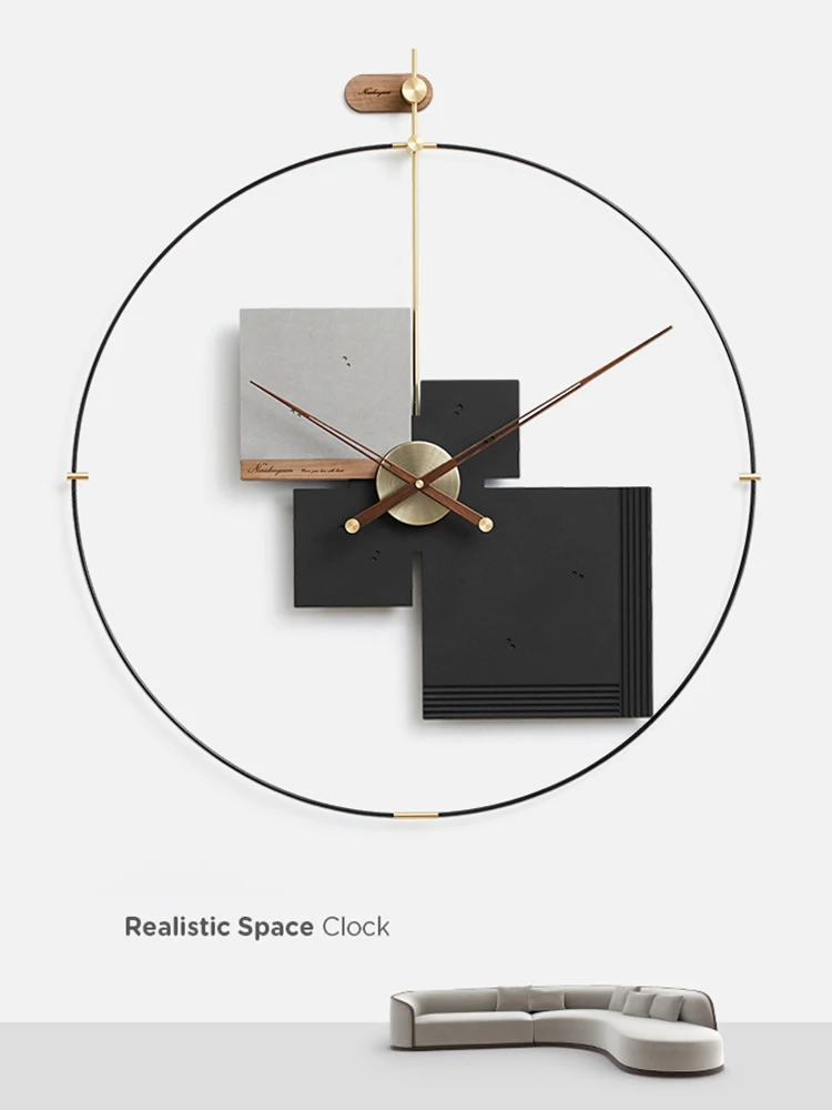 

Nordic Luxury Wall Clock Modern Silent Wall Watches Wood Creative Large Clocks Wall Home Decor Living Room Decoration Gift Ideas