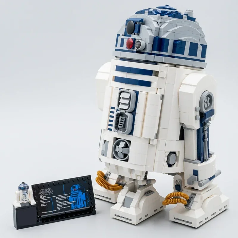 Фото В НАЛИЧИИ 75308 НОВЫЙ ПОДХОДИТ 2314 ШТ. R2D2 R2-D2 Робот Звезда Космический Союз Модель Строительный Блок Кирпичи Мальчик День Рождения Рождественский Подарок Игрушка Малыш №4