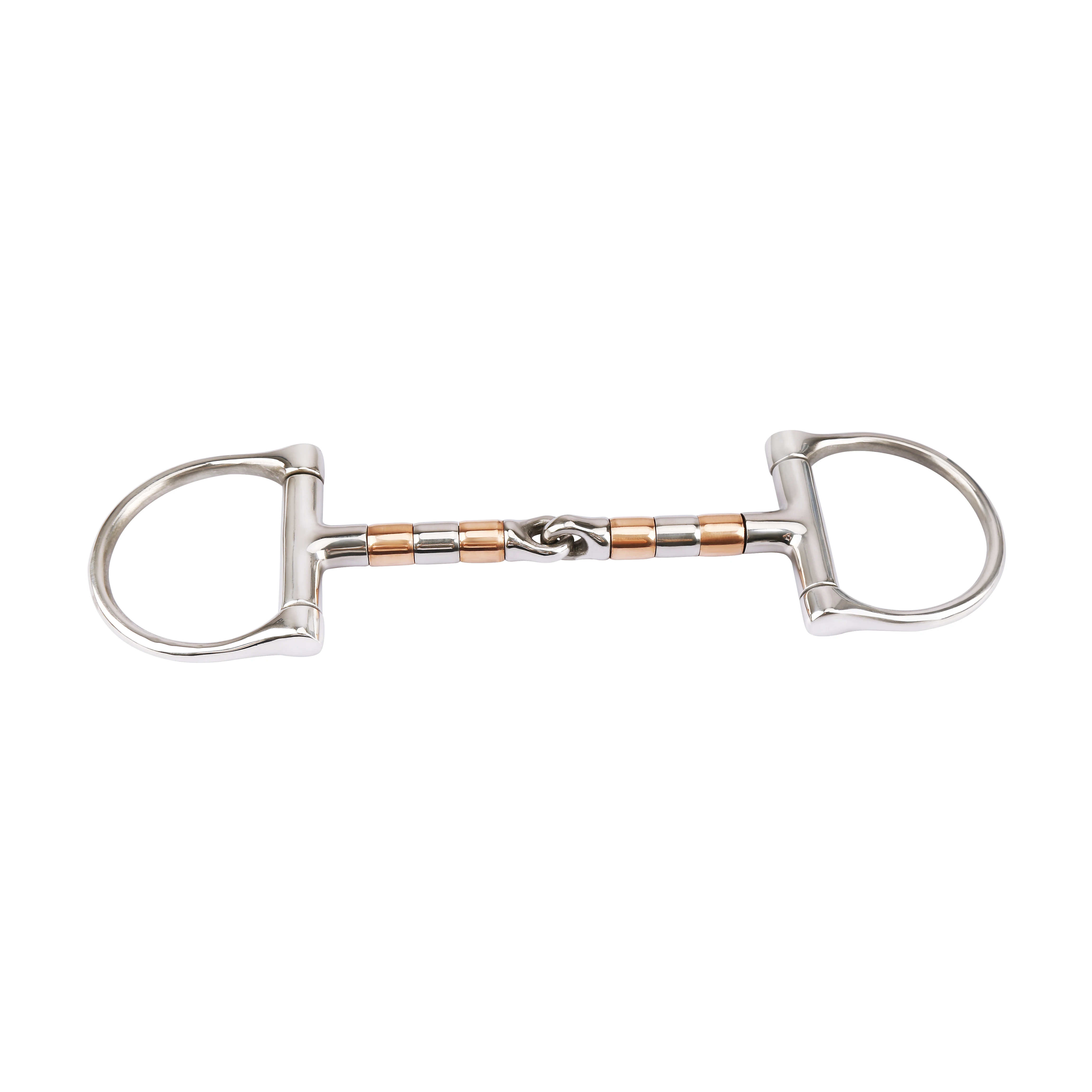 Horse Roller Mouth Dee Biy Stainless Gab bit 135mm length Equestrian Horse Mouth Bit