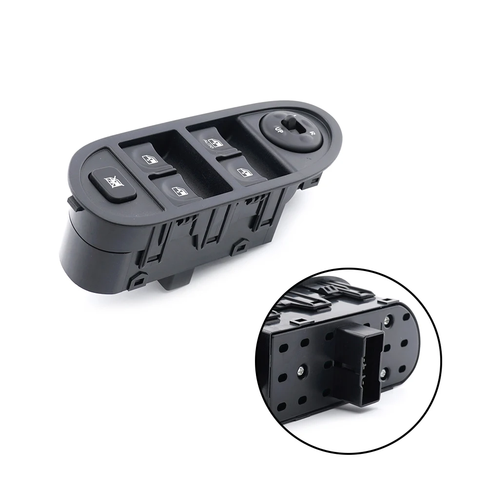 

Switch Electric Glass Control Lifter 1pc Black Easy Installation Replacement Window Control Switch High Quality